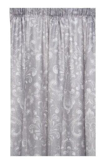 Sheet Street 2 pack damask taped unlined curtain l218xw140cm offer