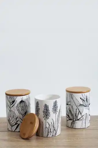 Floral storage canister