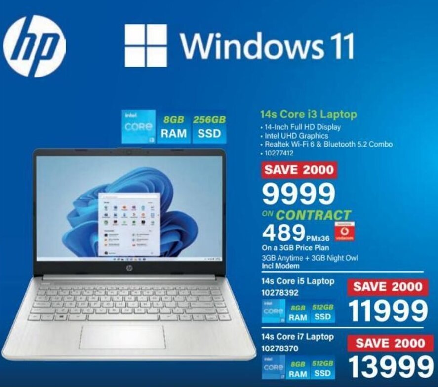 Hp 14s Core i3 Laptop offer at Incredible Connection