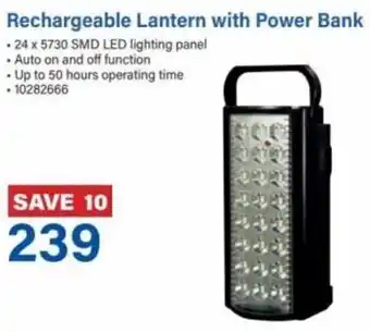 Incredible Connection Rechargeable Lantern with Power Bank offer