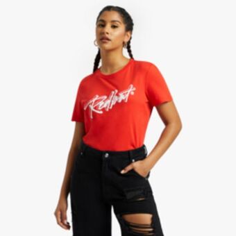Redbat women's red t-shirt