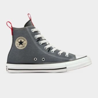 Sportscene Converse junior chuck taylor all star mid grey sneaker offer