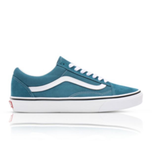 Vans junior old skool teal sneaker offer at Sportscene