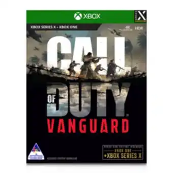 Sportscene Xbox series x call of duty vanguard game offer