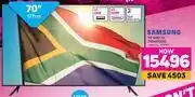 Game Samsung 70" (177cm) uhd tv 70au7000 offer