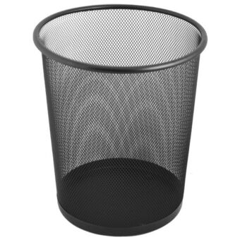 Takealot Marco wire mesh trash can - black offer