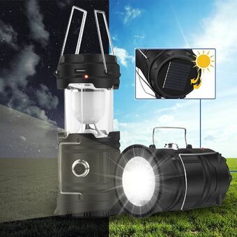 3-way rechargeable solar charging lantern light