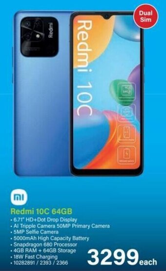 Incredible Connection Redmi 10C 64GB offer