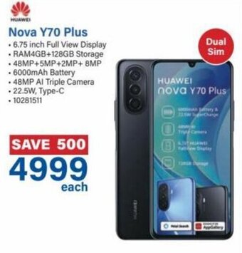 Incredible Connection Huawei Nova Y70 Plus offer