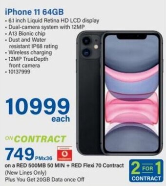 Incredible Connection iPhone 11 64GB offer