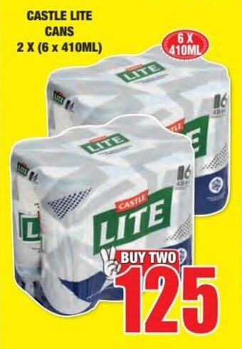 Boxer Castle Lite cans 2 x (6 x 410ml) offer