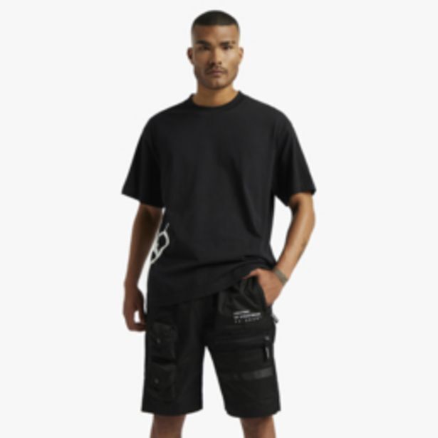 Anatomy men's black utility shorts offer at Sportscene