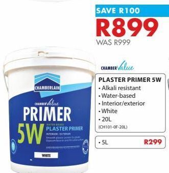 Chamberlain Primer offer