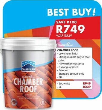 Chamberlain Acrylic paints offer