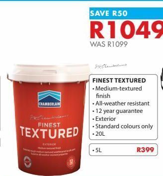 Chamberlain Paint offer