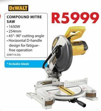 Chamberlain Miter saw dewalt offer