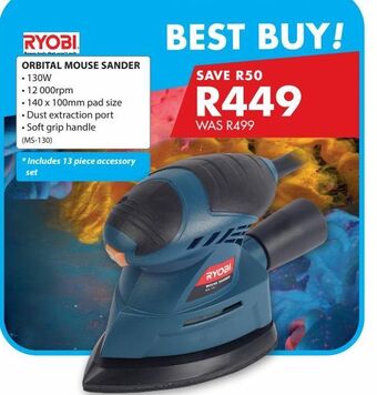 Orbital sander ryobi