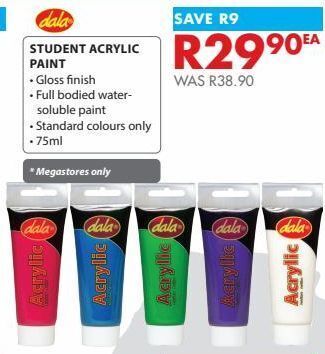 Chamberlain Acrylic paints offer
