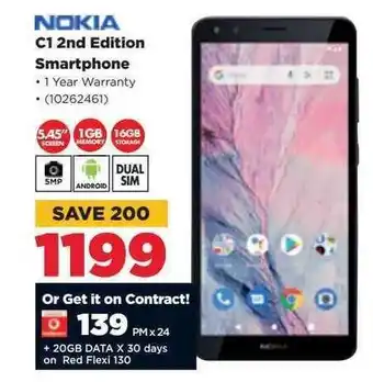 HiFi Corp NOKIA C1 2nd Edition Smartphone offer
