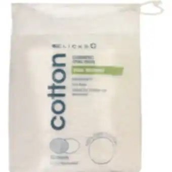 Cotton cosmetic oval pads 40 pads