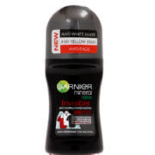 Antiperspirant rollon invisible 50ml offer at Clicks