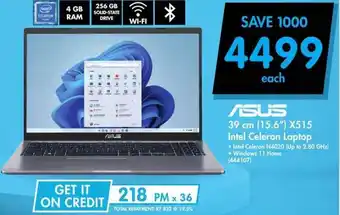 Makro ASUS 39cm X515 Intel Celeron Laptop offer