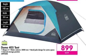 Makro camp master Dome 405 Tent offer