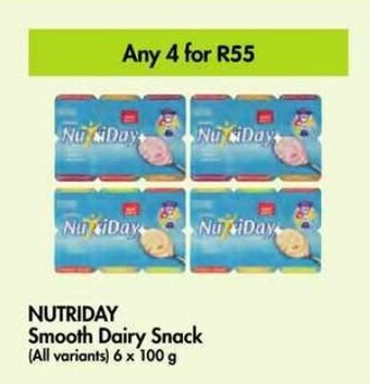 Makro NutriDay Smooth Dairy Snack (all variants) 4 x 6 x 100g offer