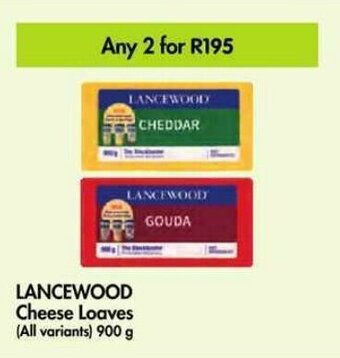 LANCEWOOD Cheese Loaves (all variants) 2 x 900g