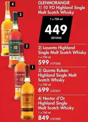 Makro GLENMORANGIE 10 YO Highland Single Malt Scotch Whisky 750ml offer