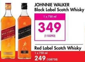 Makro JOHNNIE WALKER Black Label Scotch Whisky 750ml offer