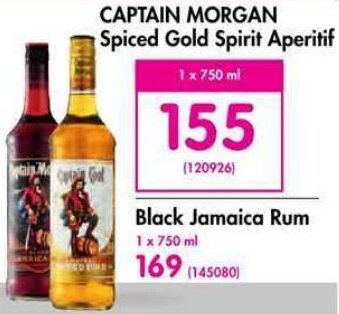 Makro CAPTAIN MORGAN Spiced Gold Spirit Aperitif 750ml offer