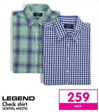 Makro LEGEND Check Shirt offer