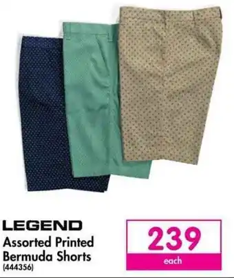 Makro LEGEND Assorted Printed Bermuda Shorts offer