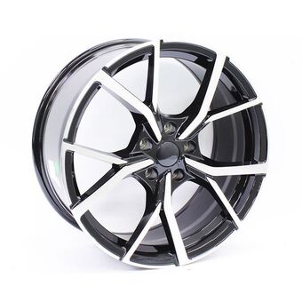 Autostyle 17″ 5499 5/100 black machine face alloy wheels offer