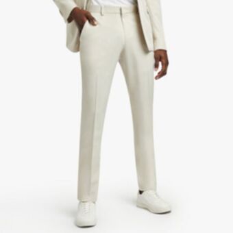 Markham Mkm ecru smart skinny sgl/breasted plain trouser offer