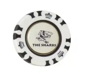 Green poker chip marker