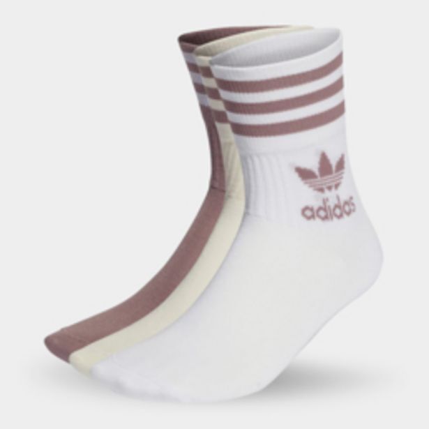 Adidas originals 3pack multicolour socks offer at Sportscene