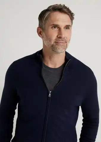 Woolworths Merino zip through knit offer