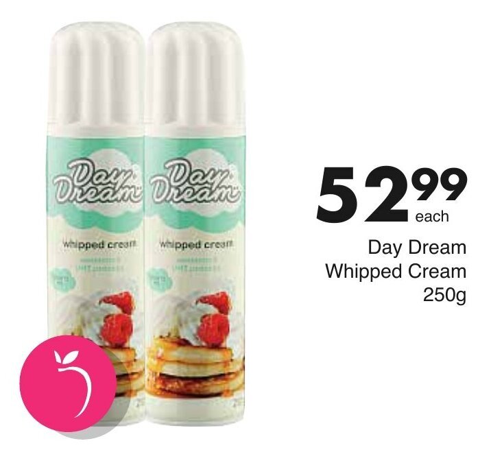 Day Dream Whipped Cream 250g offer at Save