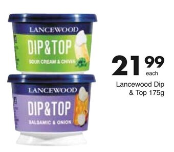 Save Lancewood Dip & Top 175g offer