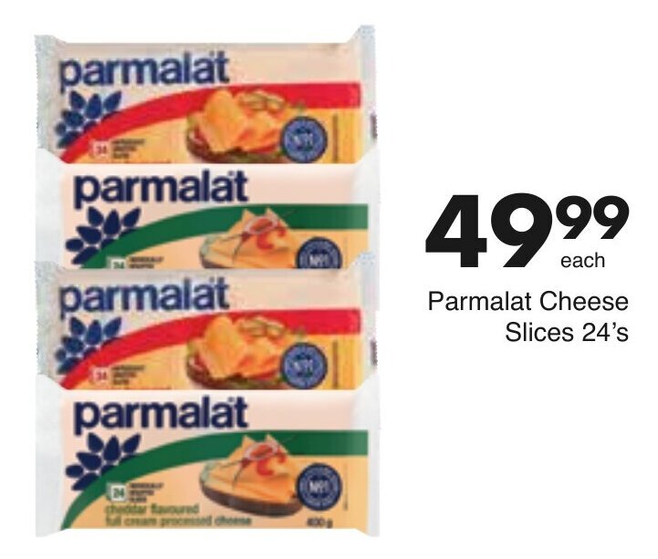 Parmalat Cheese Slices 24's offer at Save
