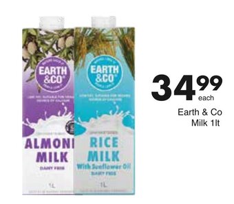 Earth & Co Milk 1lt