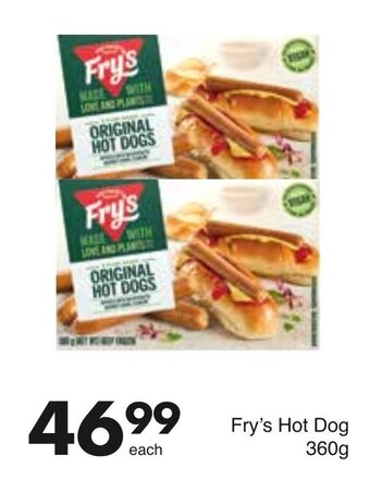 Save Fry's Hot Dog 360g offer