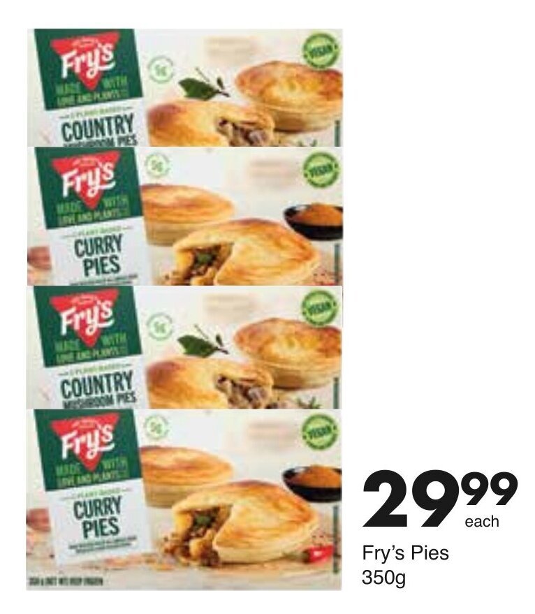 Fry's Curry Pies 350g offer at Save