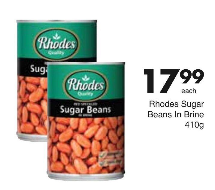 Rhodes Sugar Beans 410g offer at Save