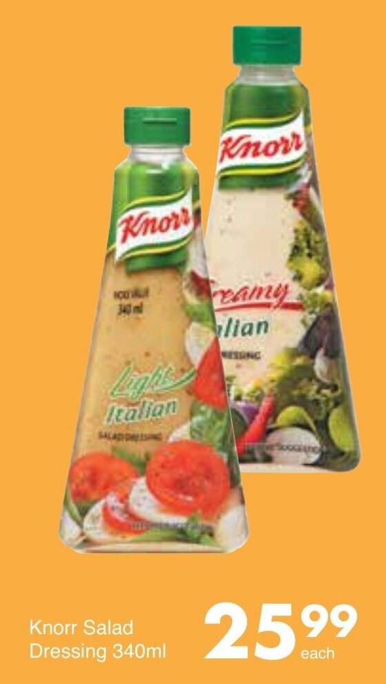 Knorr Salad Dressing 340ml offer at Save