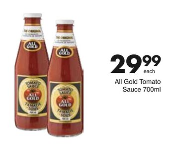 Save All Gold Tomato Sauce 700ml offer