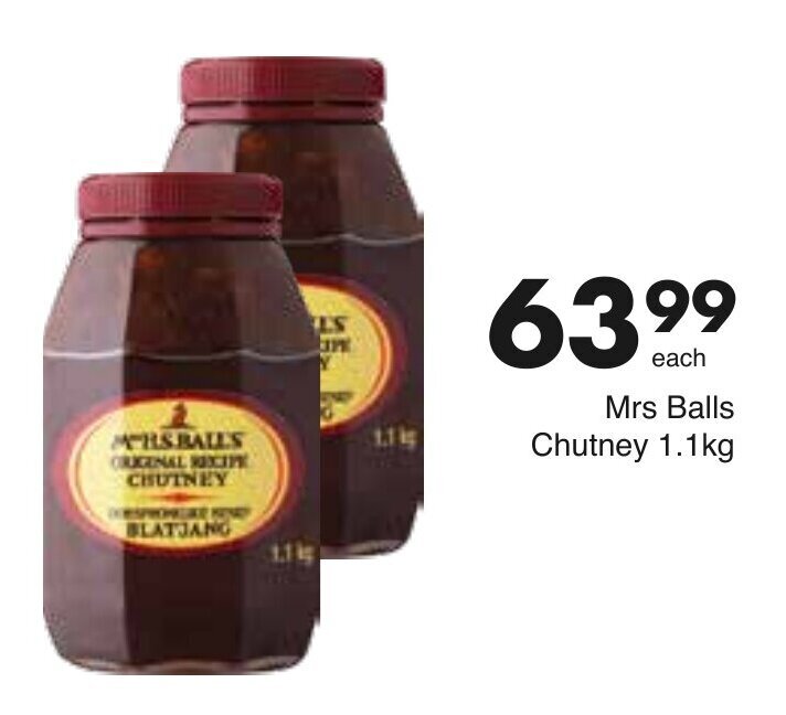 Mrs Balls Chutney 1.1kg offer at Save