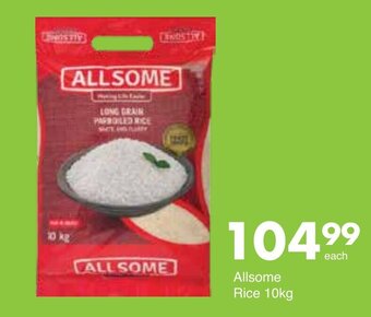 Save Allsome Rice 10kg offer
